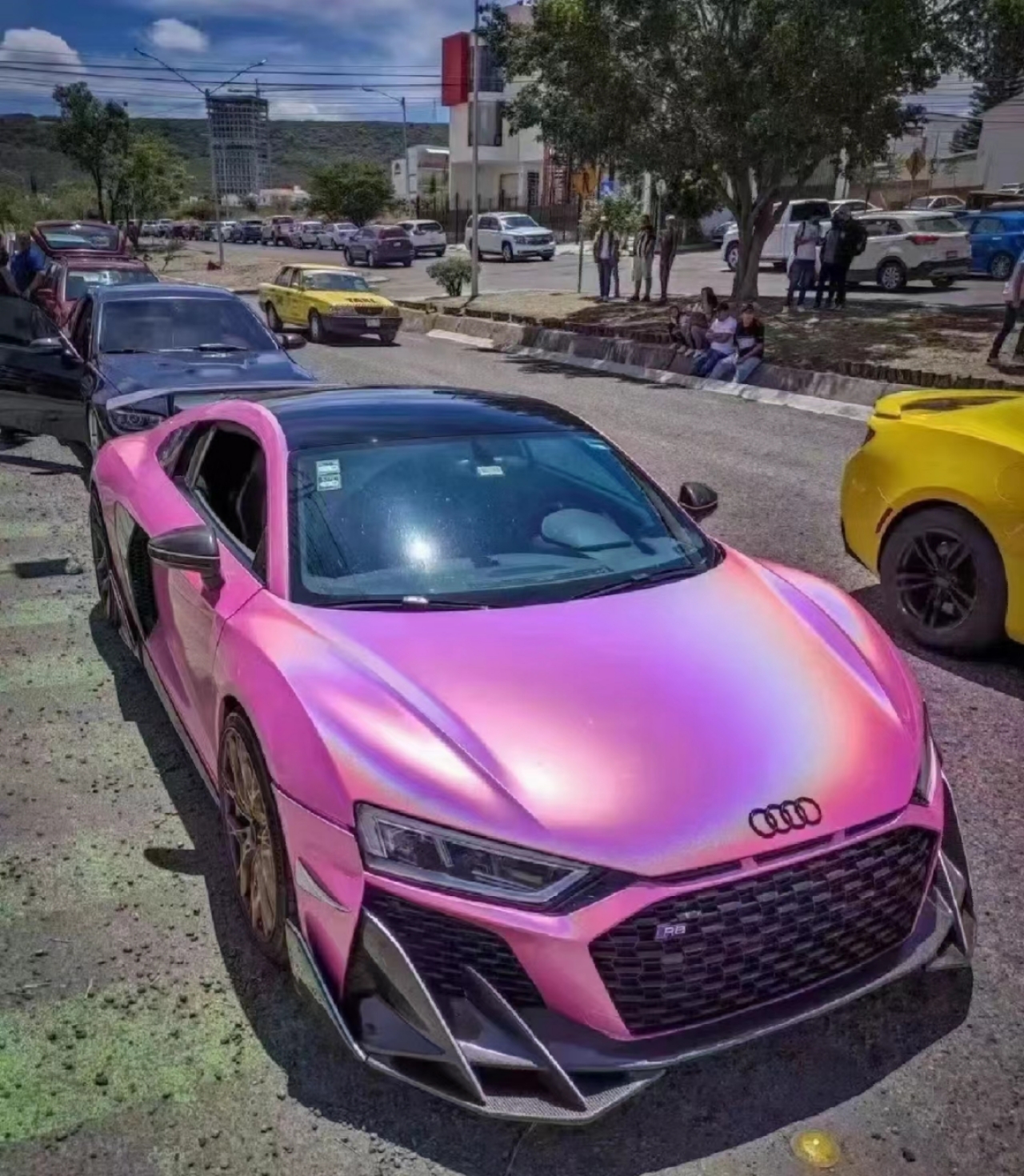 Ravoony Plus Glossy Laser Pink Car Vinyl Wrap review Adam Kaye
