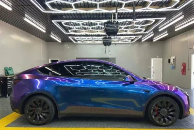 Ravoony Plus Purple And Blue Chameleon Car Wrap review dm Drogeriemarkt  Petra Berger 01