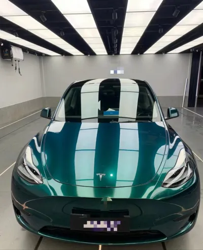   Ravoony Plus Glossy Royal Green Vinyl Car Wrap review Furkan Tuna 00