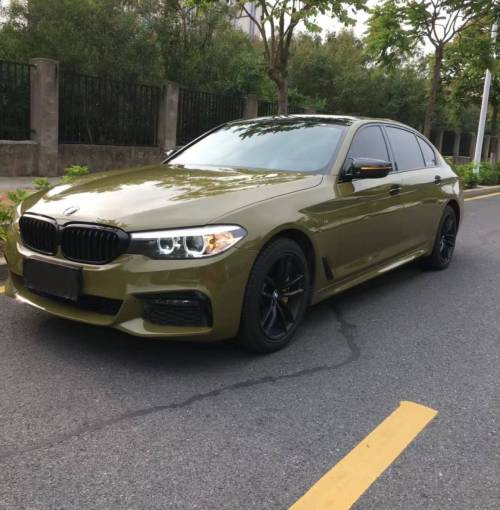 Ravoony Plus Audi Gloss Army Green Vinyl Car Wrap review 