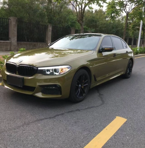 Ravoony Plus Audi Gloss Army Green Vinyl Car Wrap review 