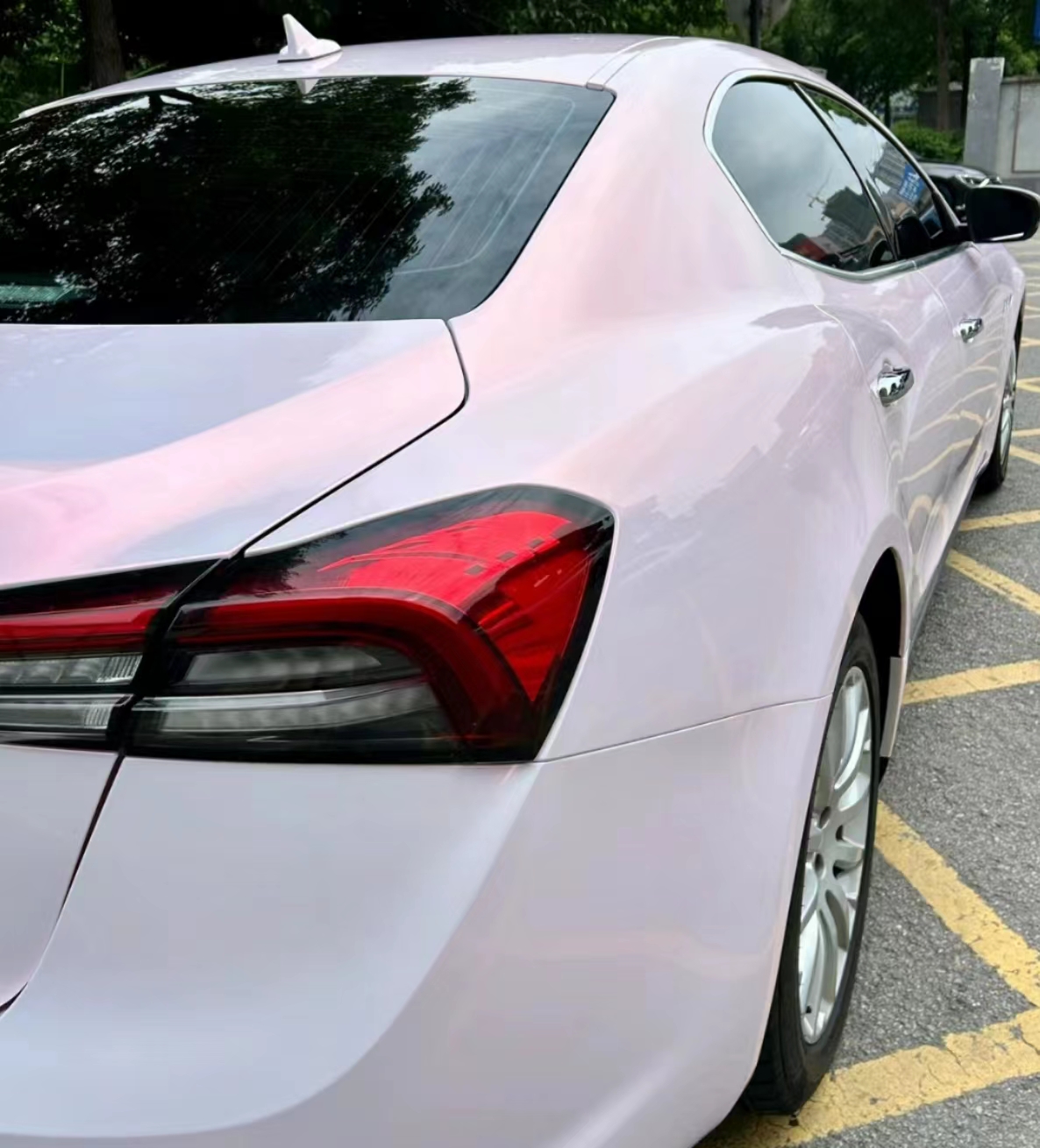 Ravoony Plus Glossy Flower Pink Car Wrap review 0