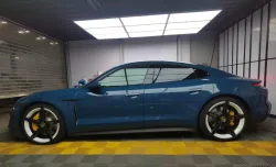 Ravoony Plus Glossy Porsche Deep Blue Car Vinyl Wrap review Javon Meyers 02
