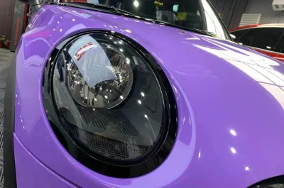 Ravoony Basic Glossy Lavender Purple Car Wrap review Savannah Challenger 01