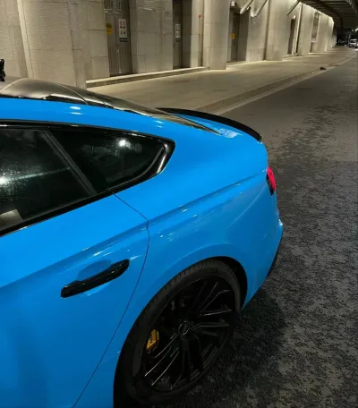 Ravoony Basic Glossy Crystal Blue Sky Car Vinyl Wrap review Joel Silver 01
