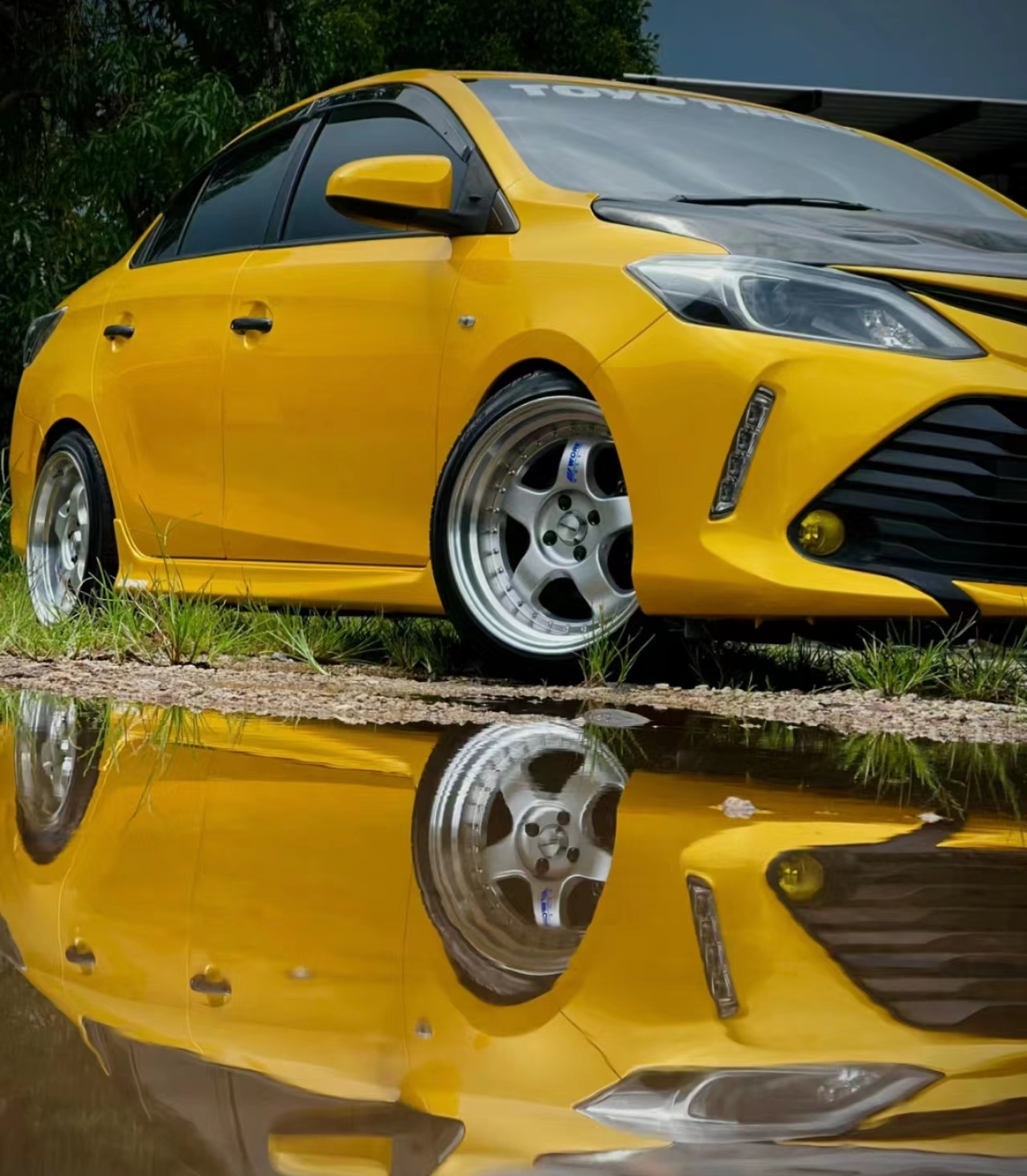 Ravoony Basic Glossy Metallic Yellow Car Wrap review Shantavia Cooper 00