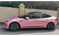 Ravoony Basic Glossy Metal Paint Shell Pink Car Wrap review 0