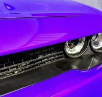 Ravoony Basic Glossy Explosion Purple Car Vinyl Wrap review 1