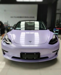 Ravoony Plus Glossy Violet Star Car Wrap review 1
