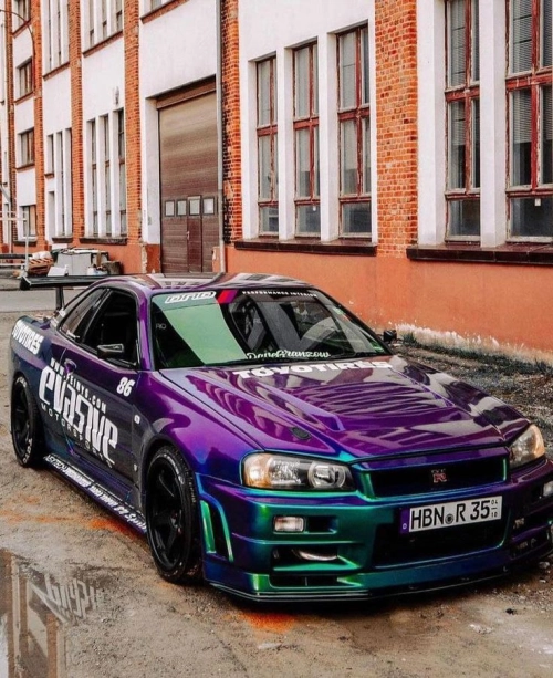 Ravoony Plus Purple And Blue Chameleon Car Wrap review 