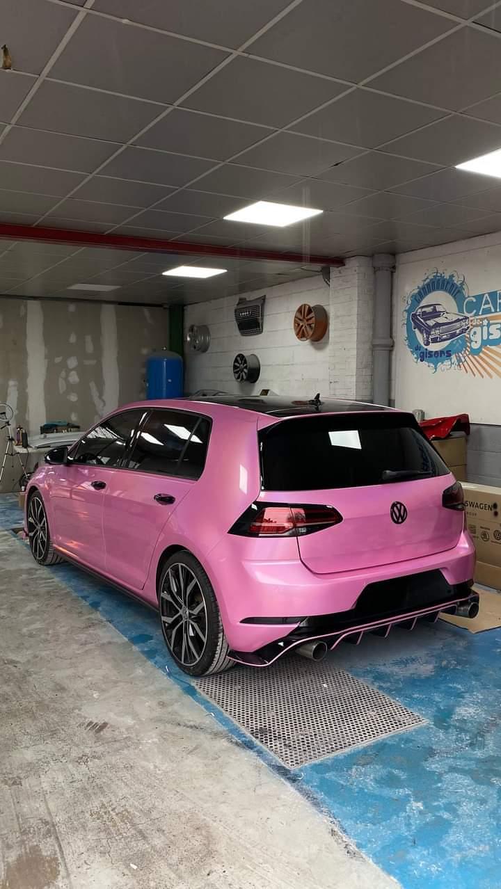 Ravoony Plus Glossy Laser Pink Car Vinyl Wrap review Alex Broome 01