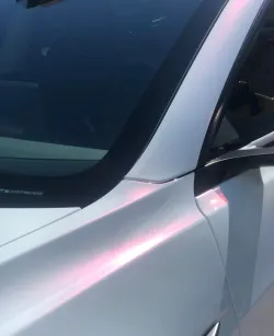  Ravoony Plus Glossy White to Pink Car Wrap review libby mendez 01