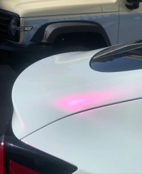  Ravoony Plus Glossy White to Pink Car Wrap review 2