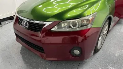 Ravoony Plus Glossy Metallic Mamba Green Car Vinyl Wrap review Michelle Chow 00