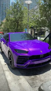 Ravoony Plus Glossy Explosion Purple Car Vinyl Wrap review 0