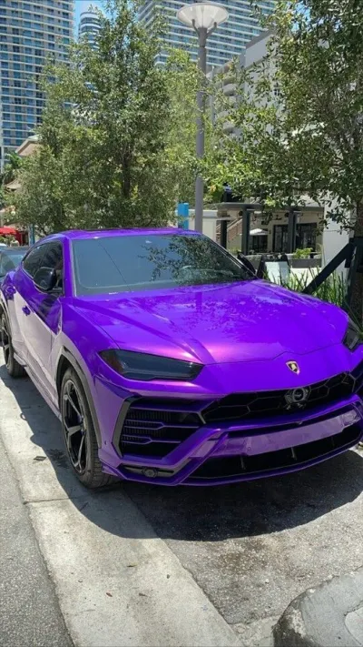 Ravoony Plus PET Glossy Explosion Purple Car Vinyl Wrap review brittany  Gilmore