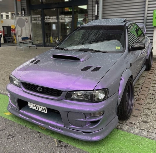 Ravoony Plus Twin Candy Grey Purple Color Fliper Car Wrap review 