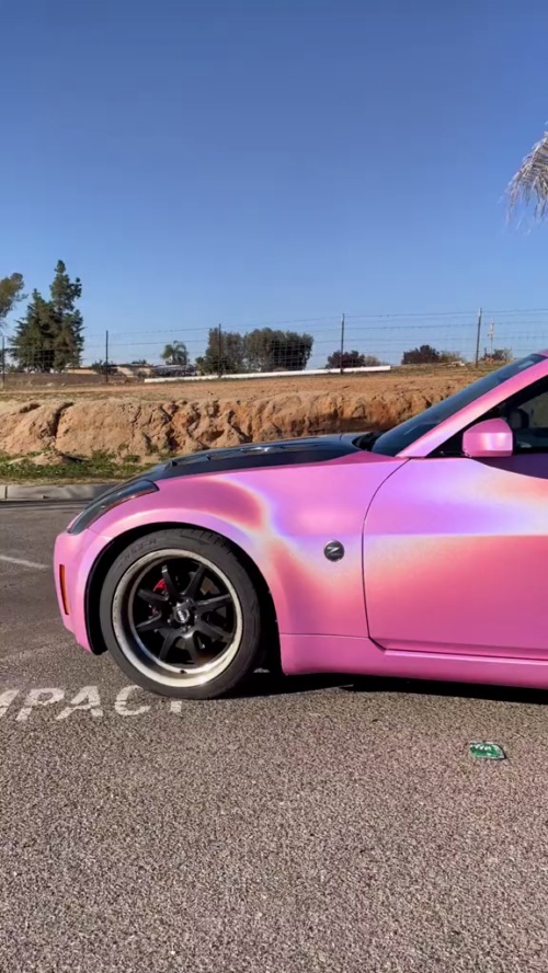 Ravoony Plus Glossy Laser Pink Car Vinyl Wrap review Kimberly Mackey