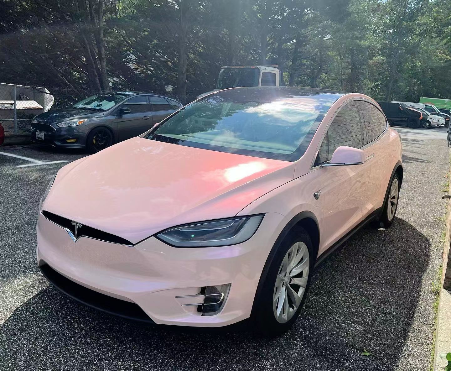 Ravoony Plus Glossy Flower Pink Car Wrap review Natálie Neudertová