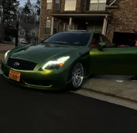 Ravoony Plus Glossy Metallic Mamba Green Car Vinyl Wrap review 0