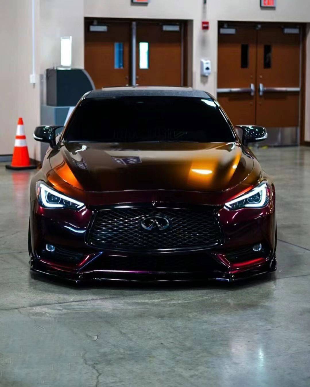 Ravoony Plus PET Gloss Color Shift Rainbow Drift Black Red Vinyl Wrap review Dennis Kießling 01