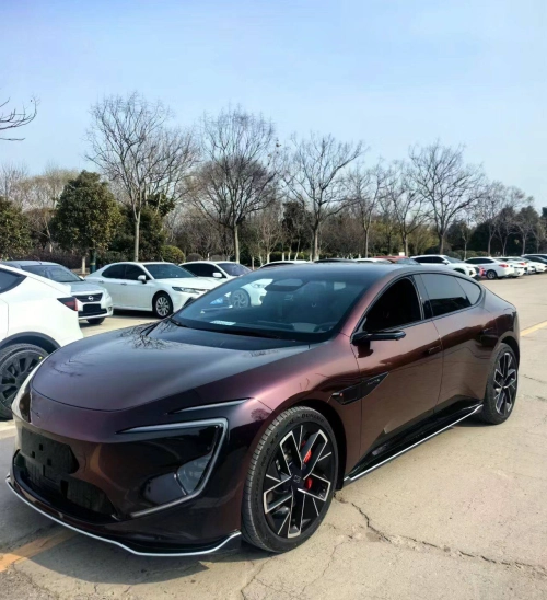 Ravoony Plus PET Gloss Color Shift Rainbow Drift Black Red Vinyl Wrap review 