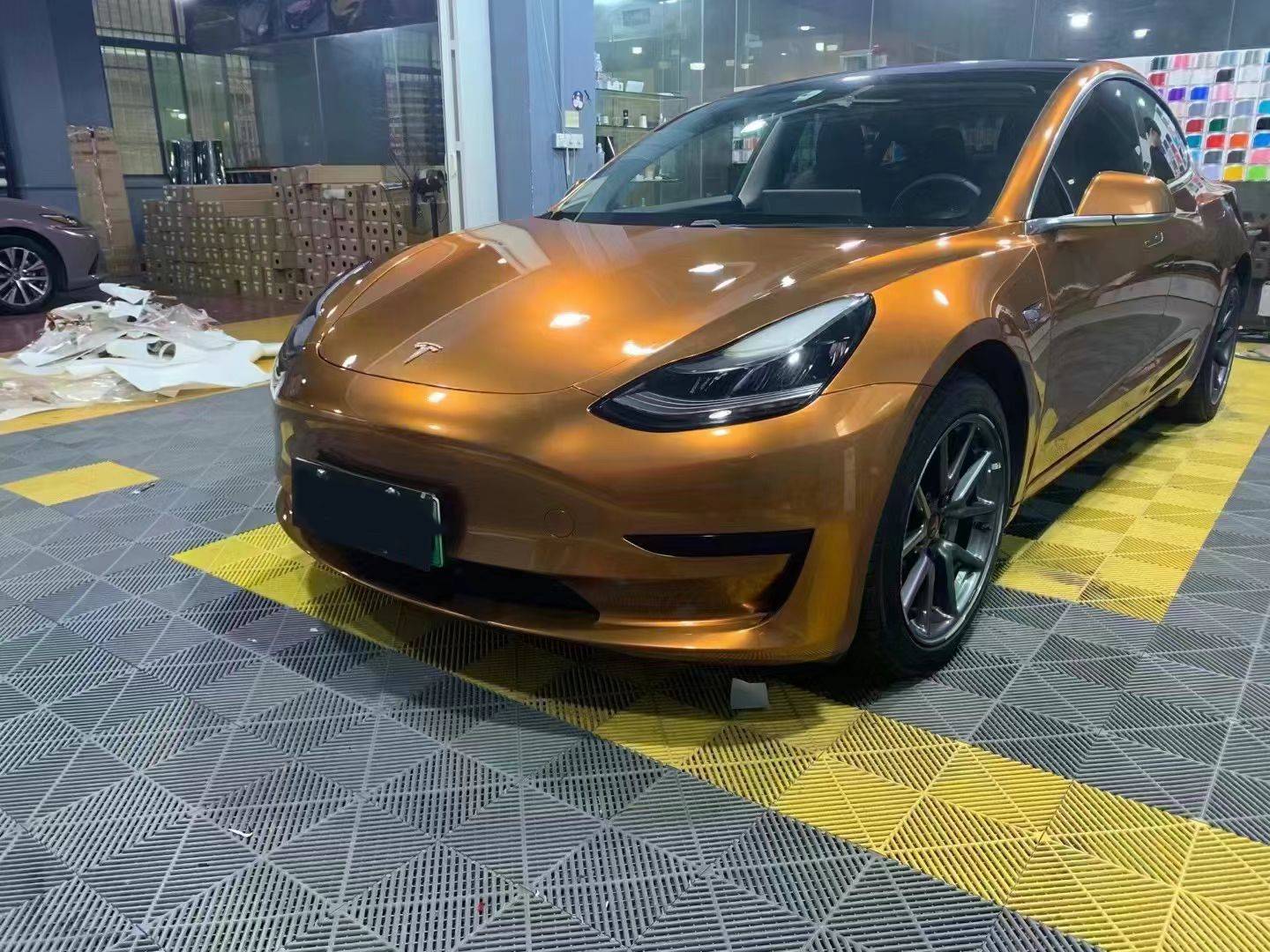 Ravoony Plus Glossy Metallic Copper Car Wrap review Torsten Mayer 00