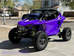 Ravoony Plus Glossy Fluorescent Purple Car Vinyl Wrap review Gioia Oliva 01