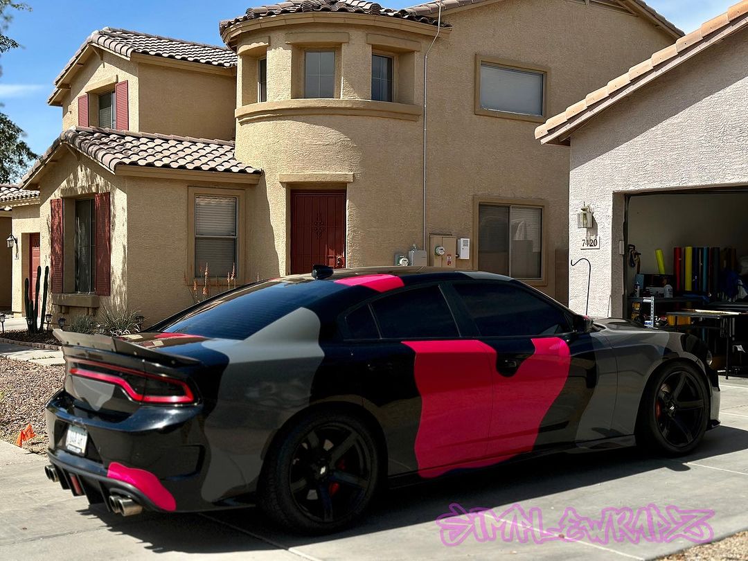 Ravoony Basic PET Glossy Crystal Rose Red Vinyl Car Wrap review David Barilla 01