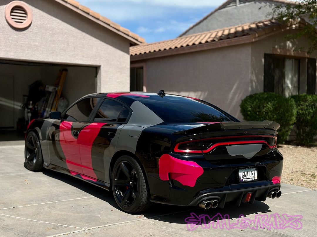 Ravoony Basic PET Glossy Crystal Rose Red Vinyl Car Wrap review David Barilla 02