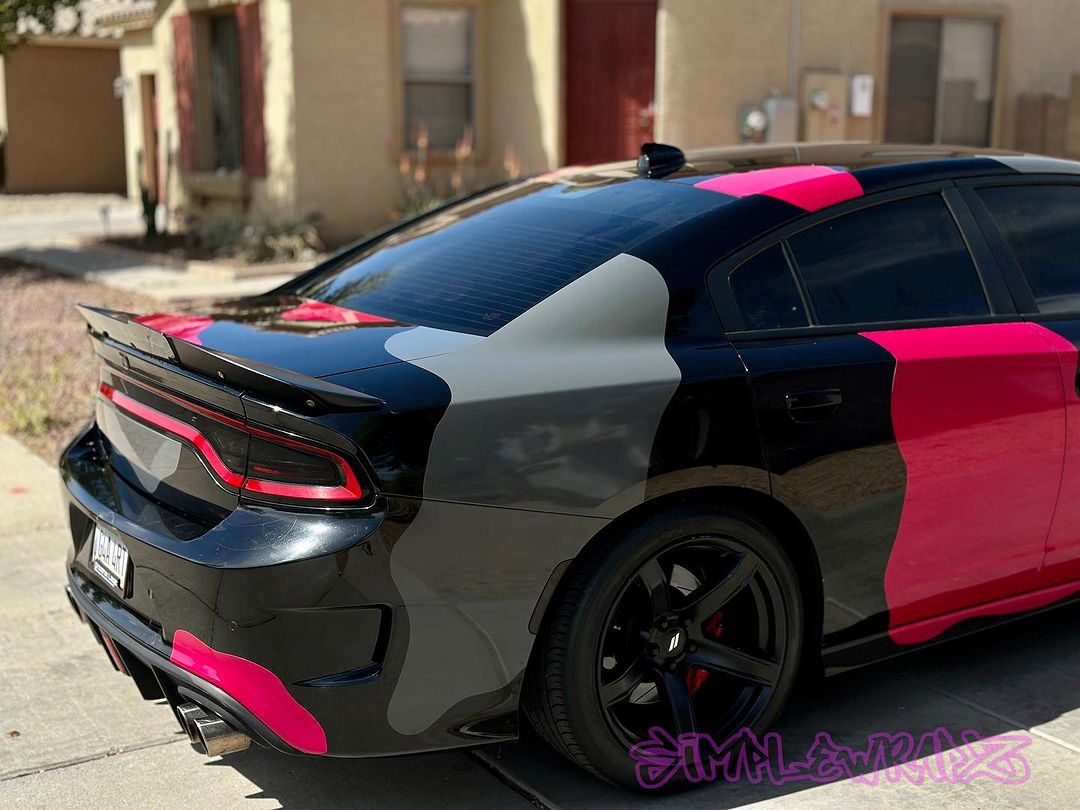 Ravoony Basic PET Glossy Crystal Rose Red Vinyl Car Wrap review David Barilla 05