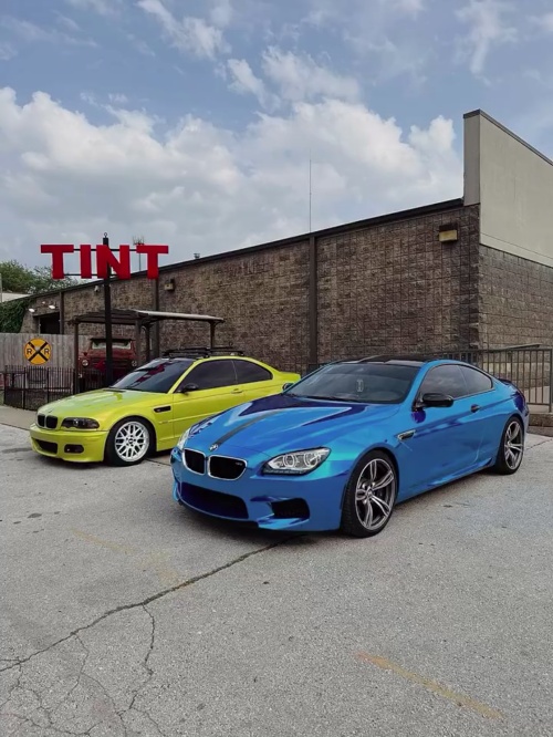 Ravoony Plus Metal Paint Jazz Blue Vinyl Car Wrap review Michael Rhodes