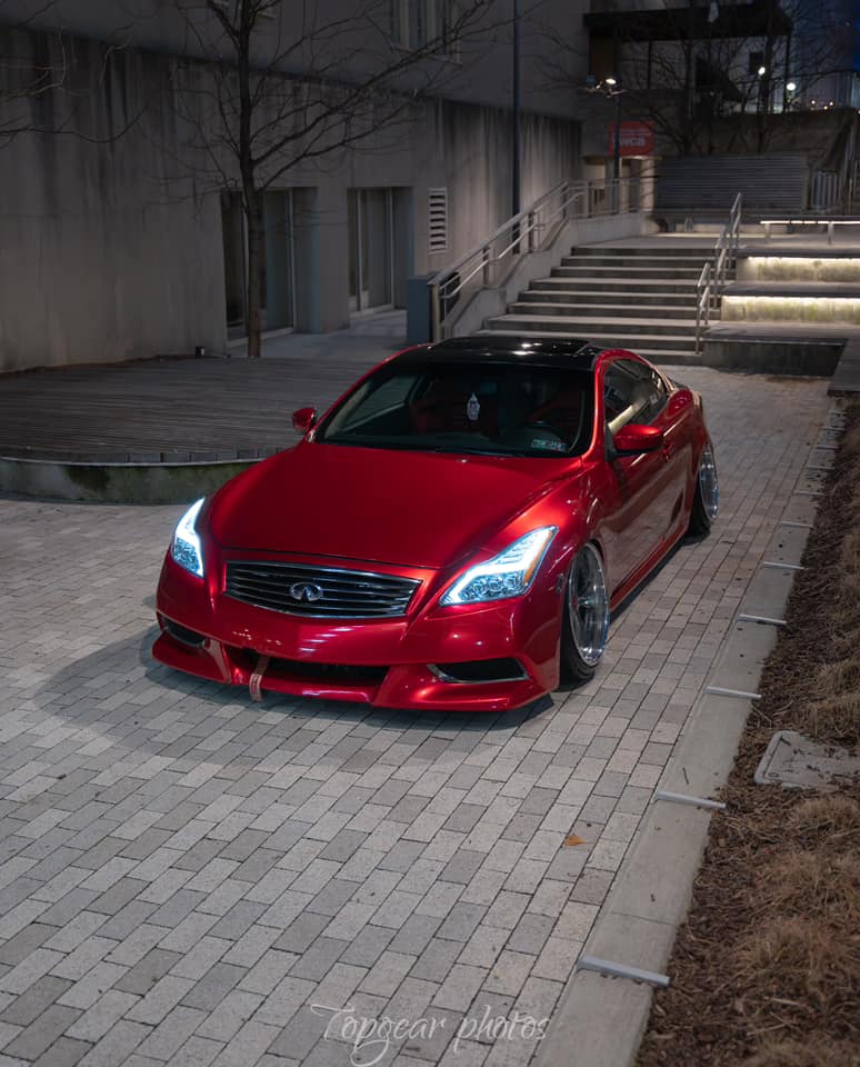 Ravoony Plus Gloss Metallic Vampire Red Vinyl Car Wrap review Peyton Dobler