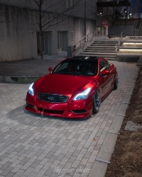 Ravoony Plus Gloss Metallic Vampire Red Vinyl Car Wrap review 0