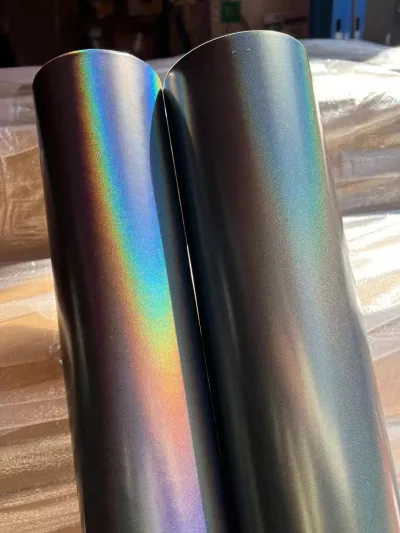Ravoony Plus Ultimate Flat Laser Grey Car Vinyl Wrap  review Simon Sonet