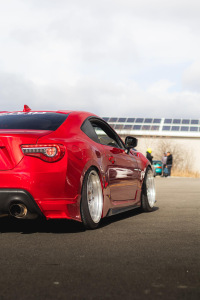 Ravoony Plus Gloss Metallic Vampire Red Vinyl Car Wrap review 2