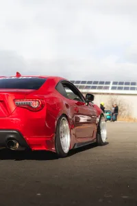 Ravoony Plus Gloss Metallic Vampire Red Vinyl Car Wrap review 2