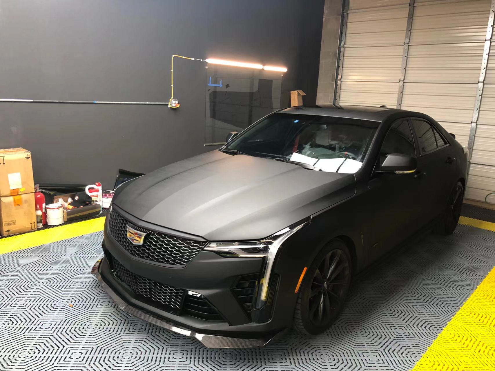 Ravoony Plus PET Matte Frosted Black Car Vinyl Wrap review Colton Britton 03