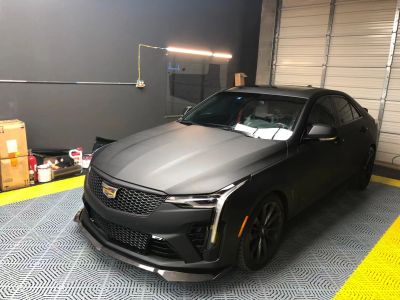 Ravoony Plus PET Matte Frosted Black Car Vinyl Wrap review Colton Britton 02