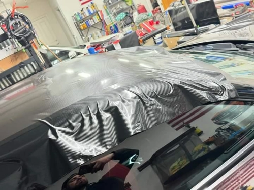 Ravoony Plus PET Gloss 6D Carbon Fiber Car Wrap review 