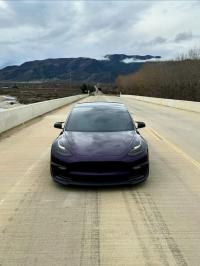 Ravoony Plus Gloss Midnight Purple Car Vinyl Wrap review 1