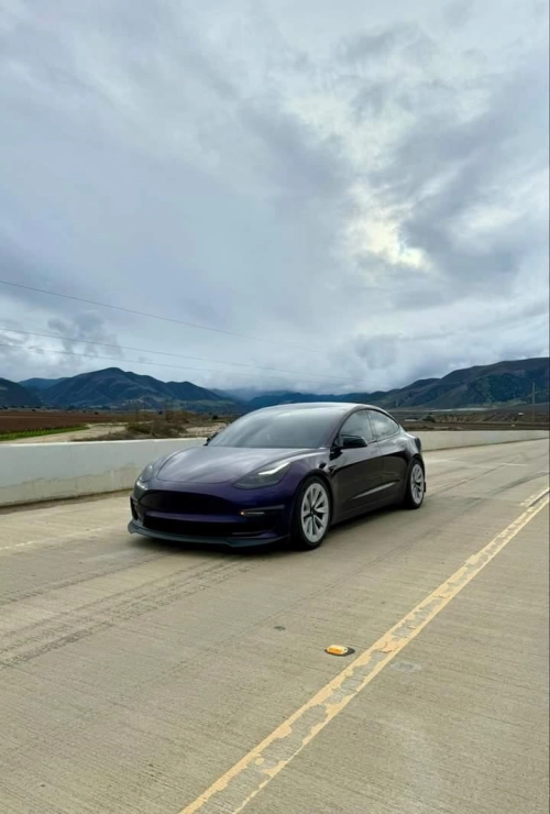 Ravoony Plus PET Gloss Midnight Purple Car Vinyl Wrap review 