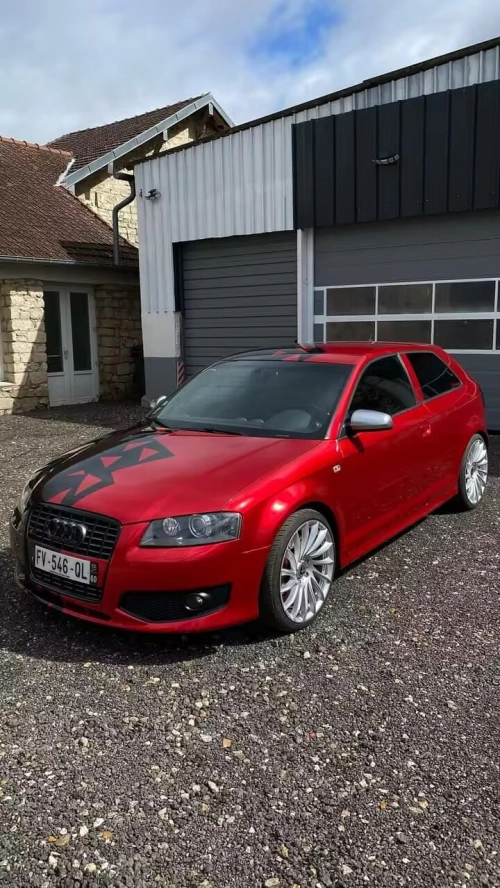 Ravoony Plus Gloss Metallic Vampire Red Vinyl Car Wrap review 