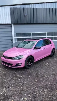 Ravoony Plus Glossy Laser Pink Car Vinyl Wrap review 0