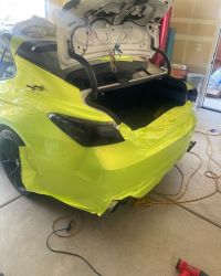 Ravoony Plus Gloss Acid Lime Green Wrap review 0