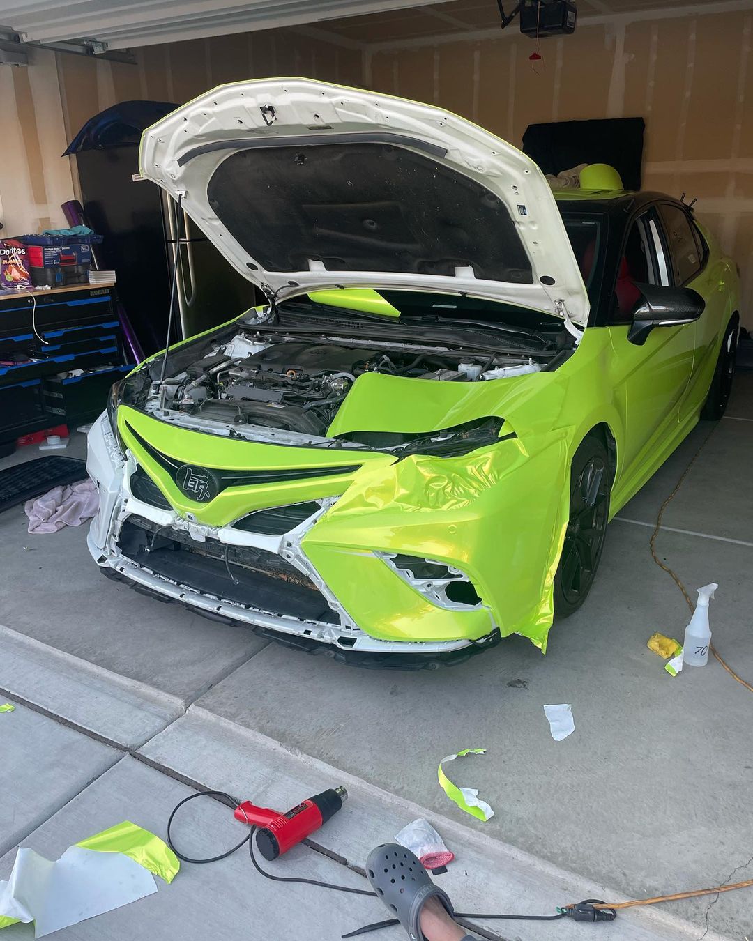 Ravoony Plus PET Gloss Acid Lime Green Wrap review Roman Tellez 01