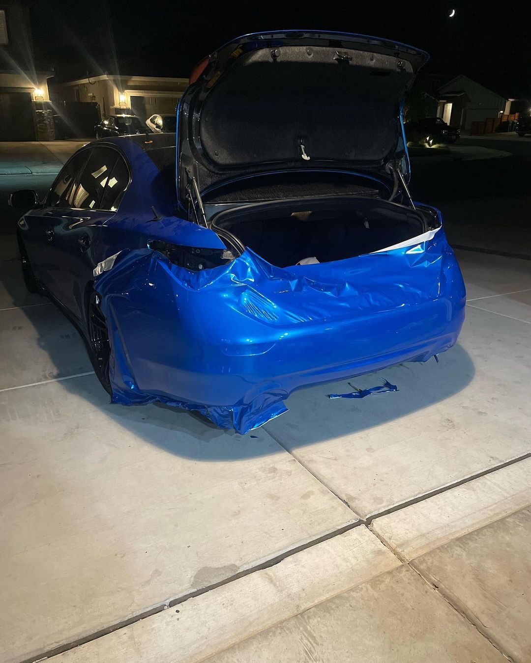 Ravoony Plus Metal Paint Jazz Blue Vinyl Car Wrap review Antoni Dettlaff 02