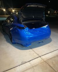 Ravoony Plus Metal Paint Jazz Blue Vinyl Car Wrap review 1