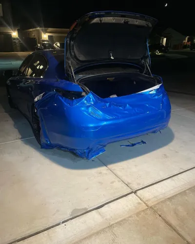 Ravoony Plus Metal Paint Jazz Blue Vinyl Car Wrap review Antoni Dettlaff 01