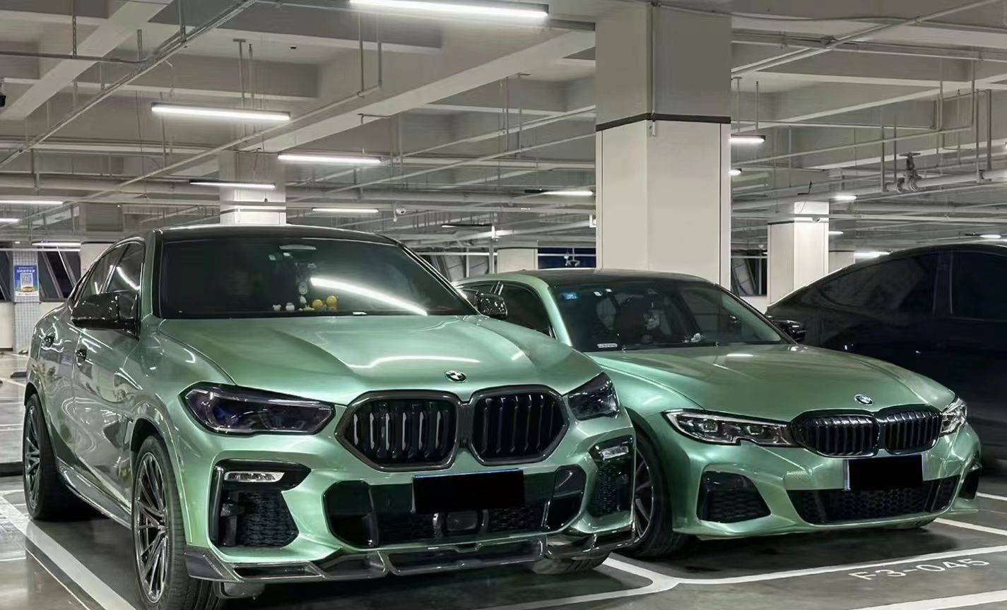 Ravoony Plus Ferrari Gloss Verde Francesca Green Vinyl Car Wrap review Colton Britton